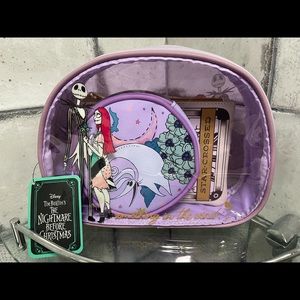 NWT 3 Piece Disney’s Nightmare Before Christmas Cosmetic Bags